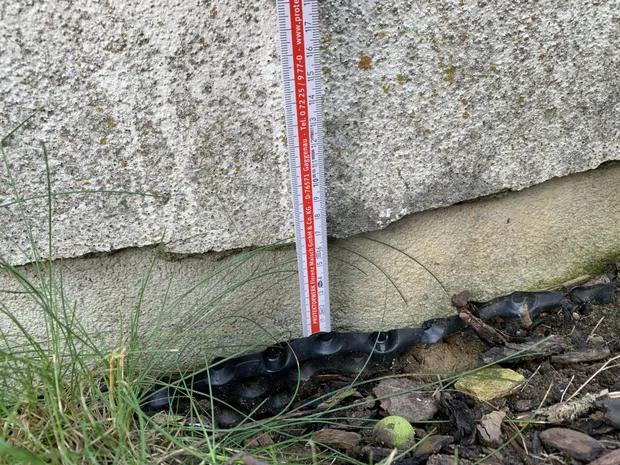Gutachten eines Feuchte- und Wasserschadens in einer Garage in München